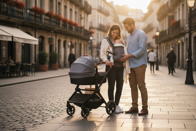 Porte-bébé ou poussette : dans quels cas utiliser l'un ou l'autre ?