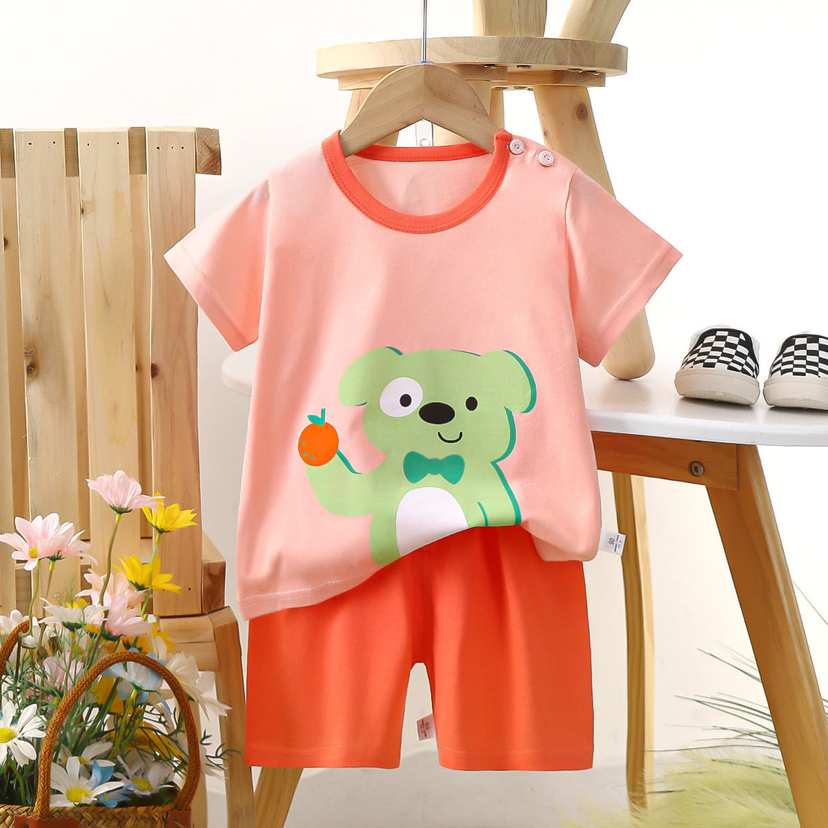 Ensemble enfant short et t-shirt d'été