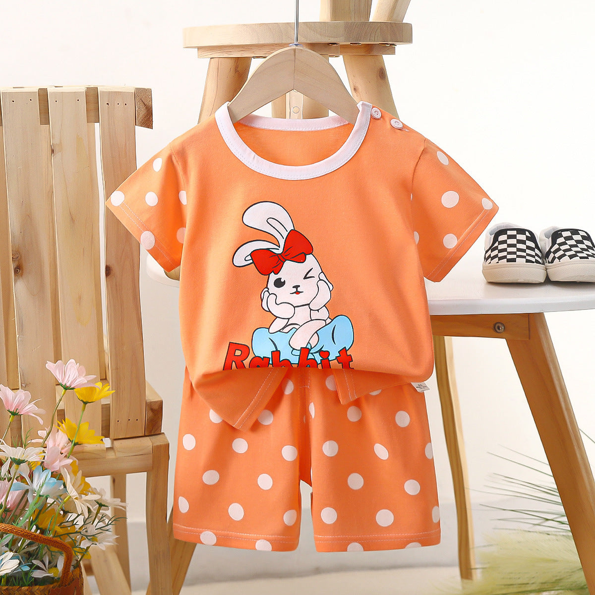 Ensemble enfant short et t-shirt d'été