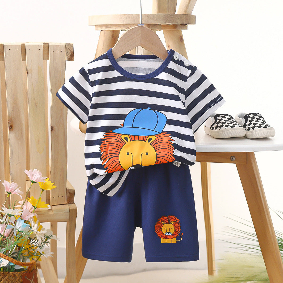 Ensemble enfant short et t-shirt d'été