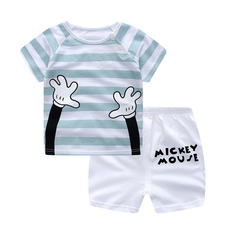 Ensemble 2 pièces en coton pour garçon Mickey Mouse