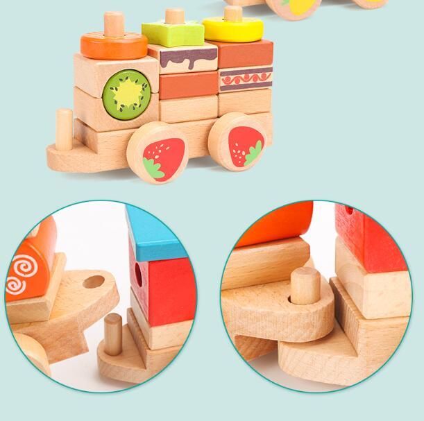 Train en bois à assembler