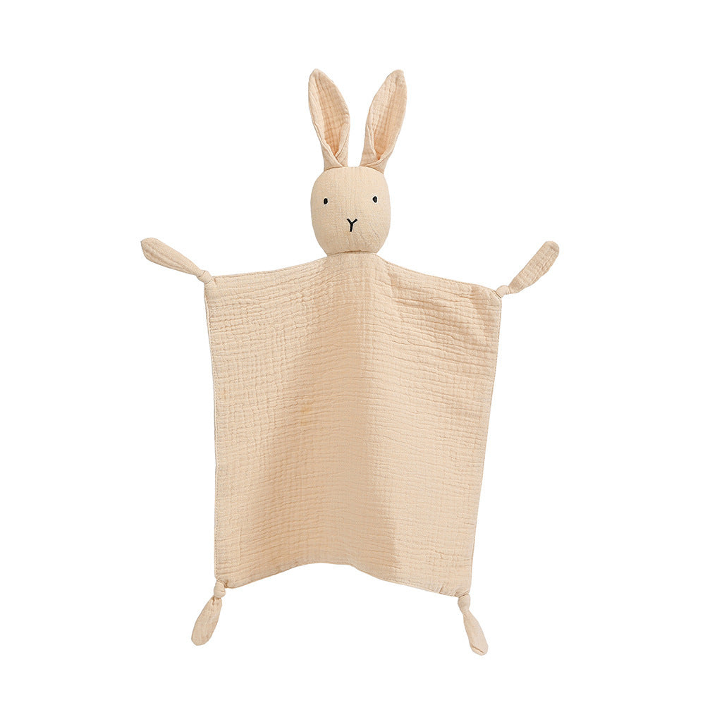 Doudou avec serviette en gaze