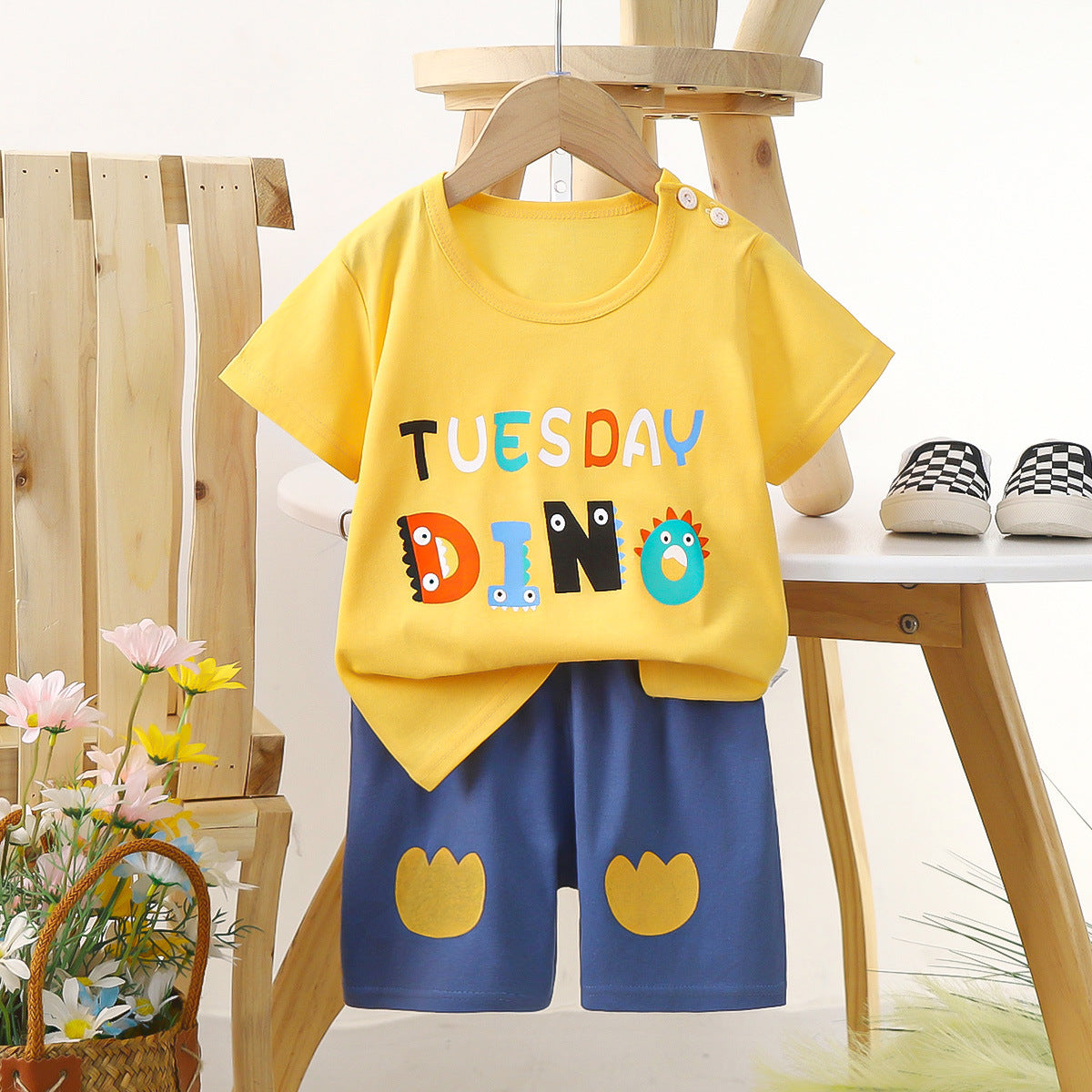 Ensemble enfant short et t-shirt d'été