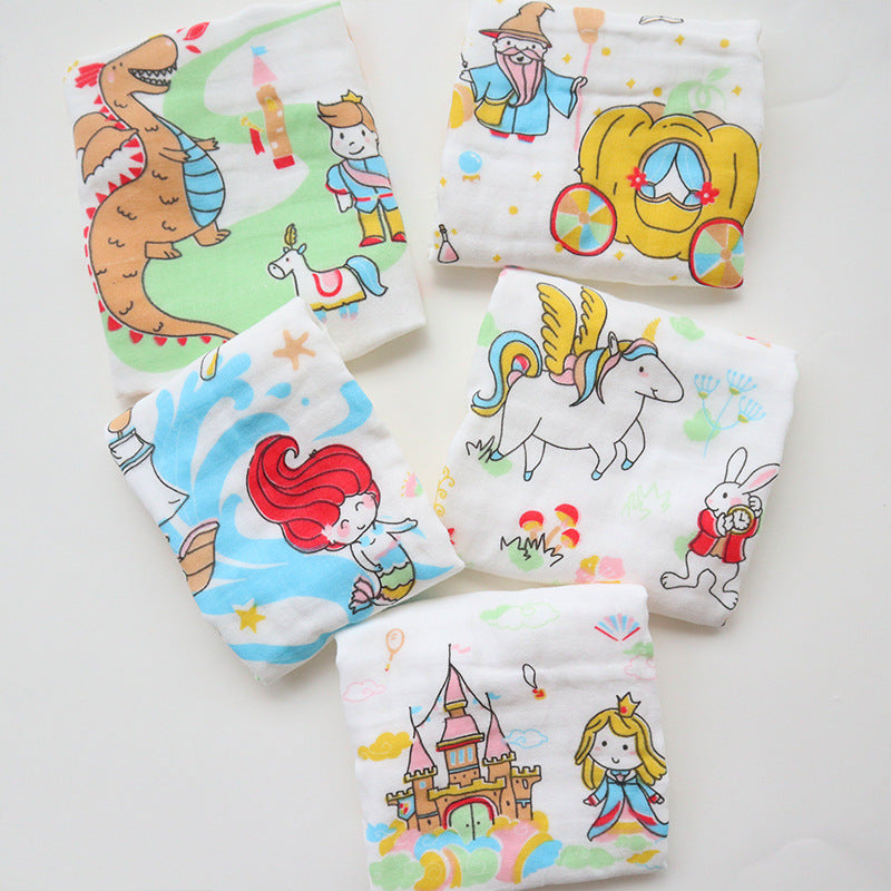 Lot de 5 mini serviettes pour bébé