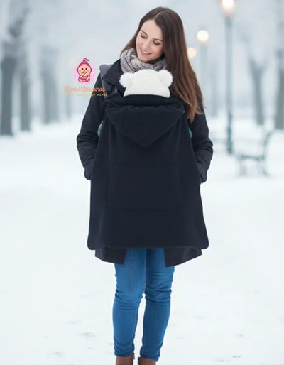 Cape épaisse porte-bébé