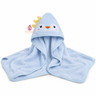 Serviette de bain douce avec cape pour bébé
