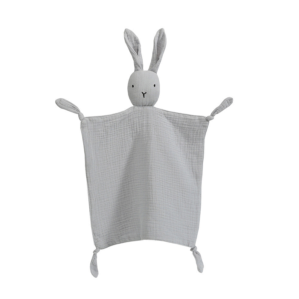 Doudou avec serviette en gaze