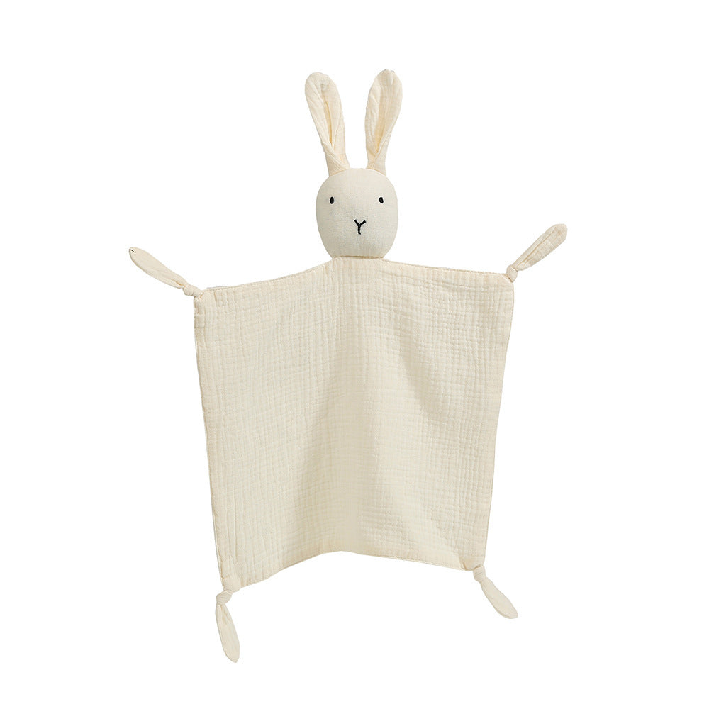 Doudou avec serviette en gaze