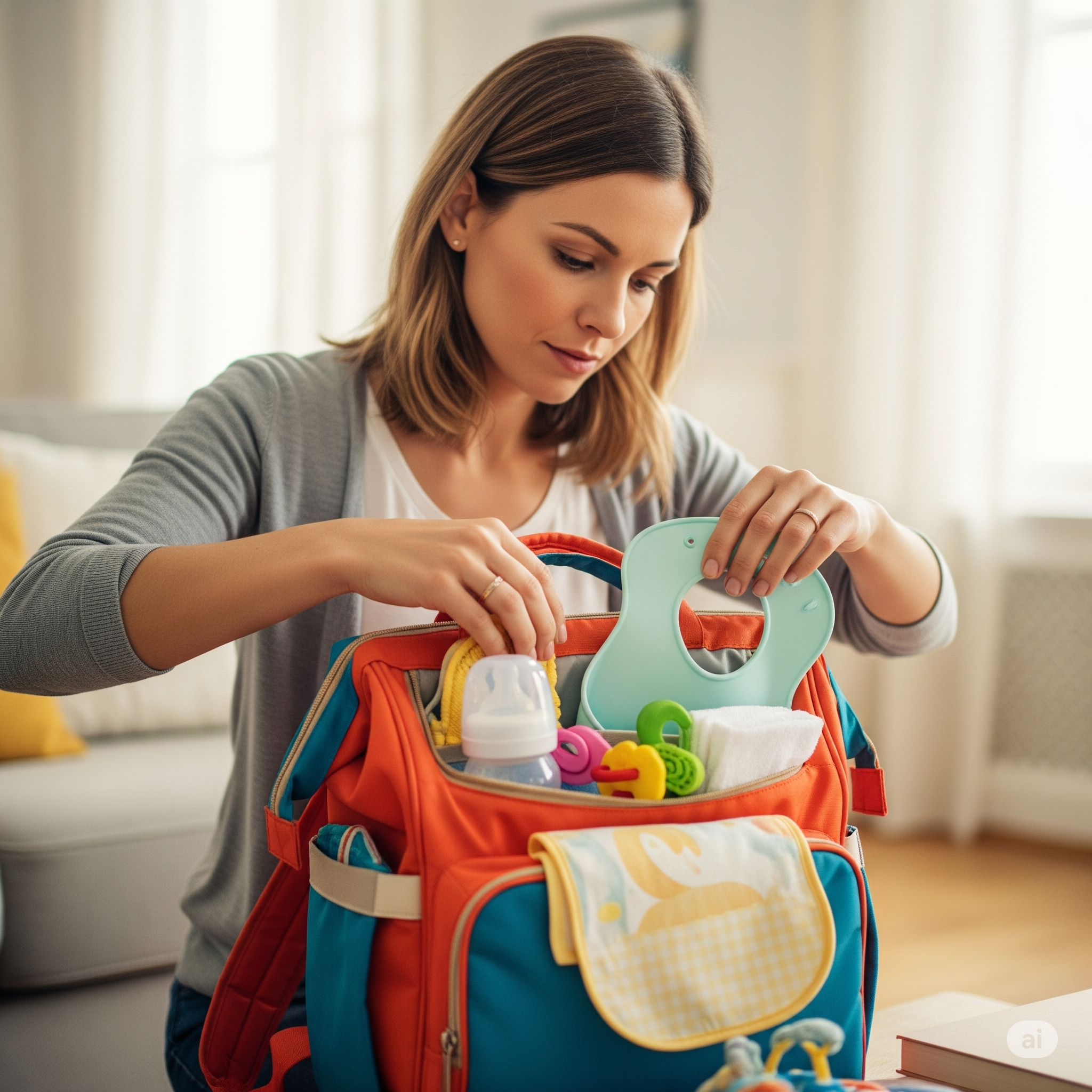 Que mettre dans le sac à langer ?