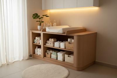 Comment aménager un coin change bébé pratique et rassurant ?