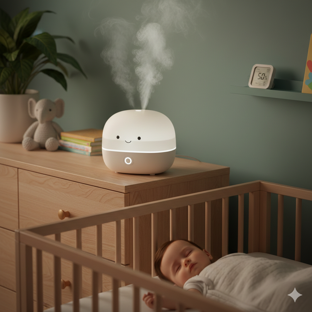Humidificateur chambre bébé silencieux : pourquoi est-il indispensable pour le bien-être de votre enfant ? - Mum&Choupinou