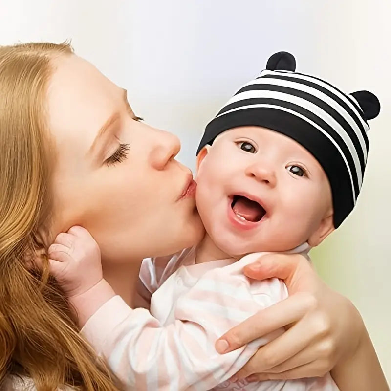 Lot de 6 bonnets en coton pour bébé