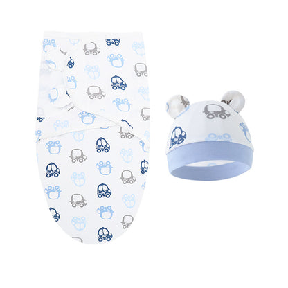 Couverture d'emmaillotage avec bonnet