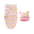 Couverture d'emmaillotage avec bonnet