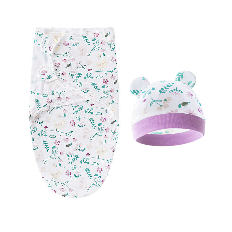 Couverture d'emmaillotage avec bonnet