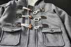 Manteau boutonné à capuche pour garçon