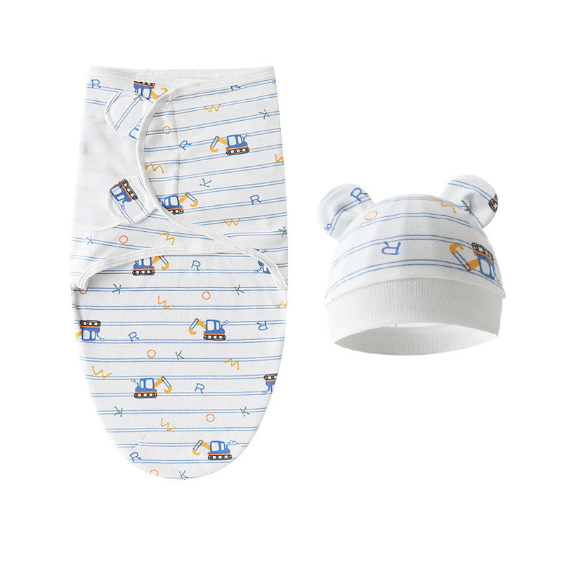 Couverture d'emmaillotage avec bonnet