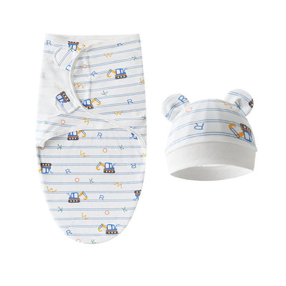 Couverture d'emmaillotage avec bonnet