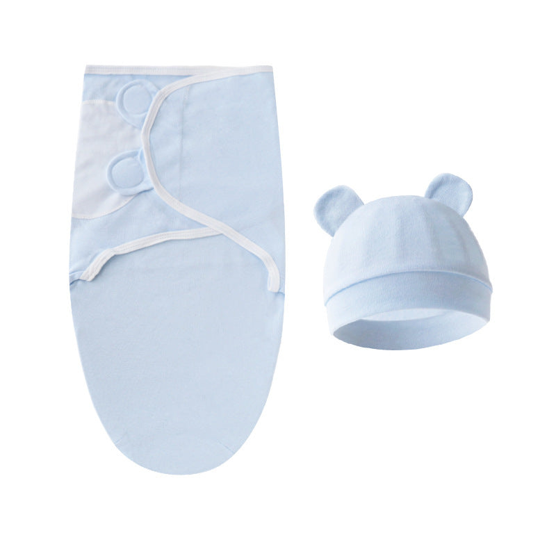 Couverture d'emmaillotage avec bonnet