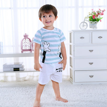 Ensemble 2 pièces en coton pour garçon Mickey Mouse