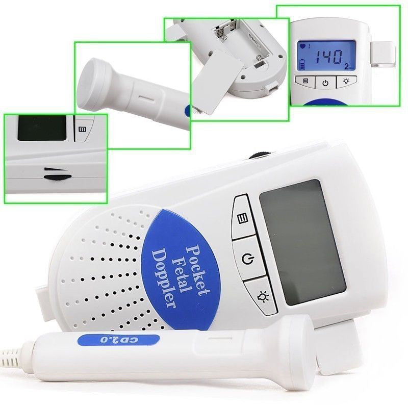 Moniteur doppler foetal avec gel