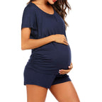 Ensemble de maternité short et t-shirt