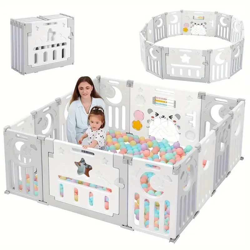 Parc pliable 14 panneaux Dripex.