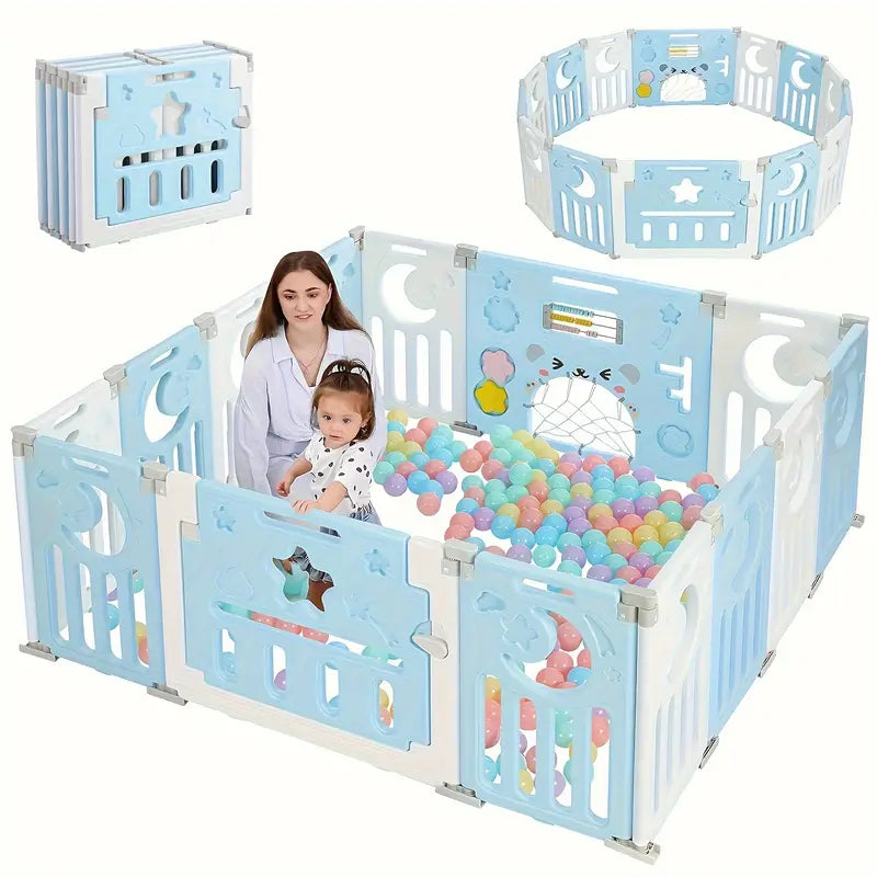 Parc pliable 14 panneaux Dripex.