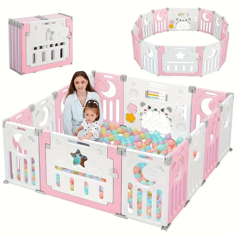 Parc pliable 14 panneaux Dripex.