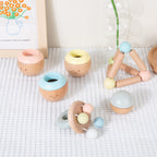 Kit de jouets sensoriels en hêtre