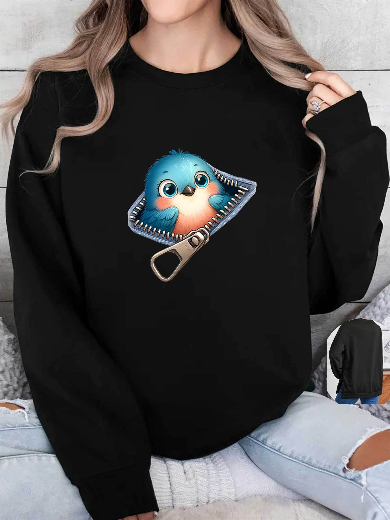 Sweatshirt de grossesse Oiseau Mignon