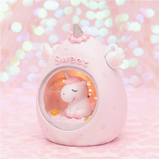 Veilleuse licorne chambre d'enfant