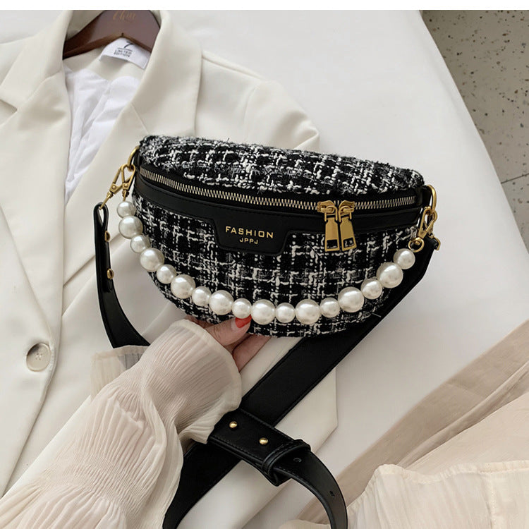 Sac banane pour femme avec perles