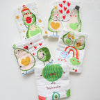 Lot de 5 mini serviettes pour bébé