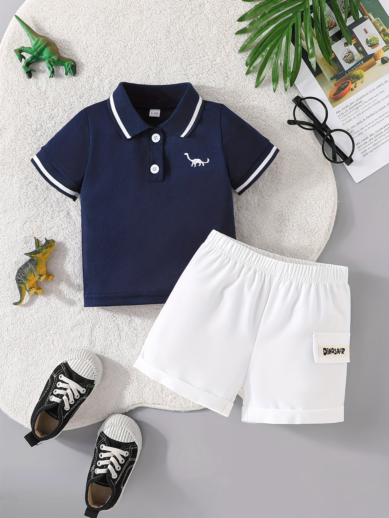 Ensemble t-shirt polo et short pour garçon