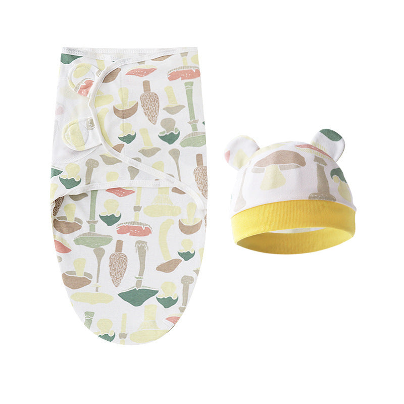 Couverture d'emmaillotage avec bonnet