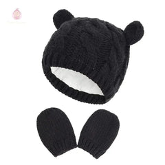 Bonnet et moufles pour bébé
