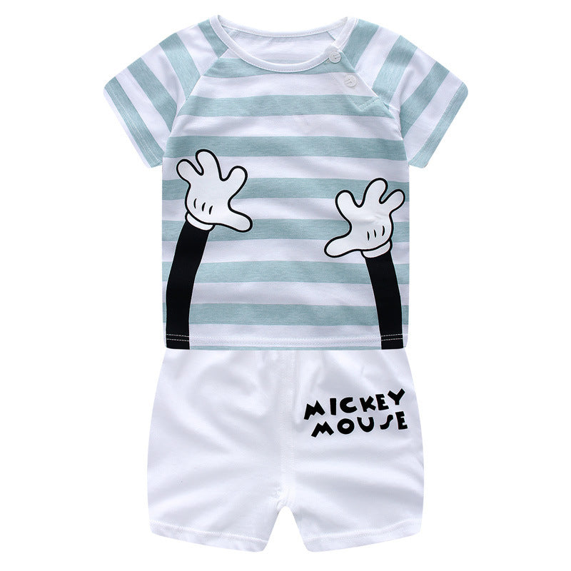 Ensemble 2 pièces en coton pour garçon Mickey Mouse