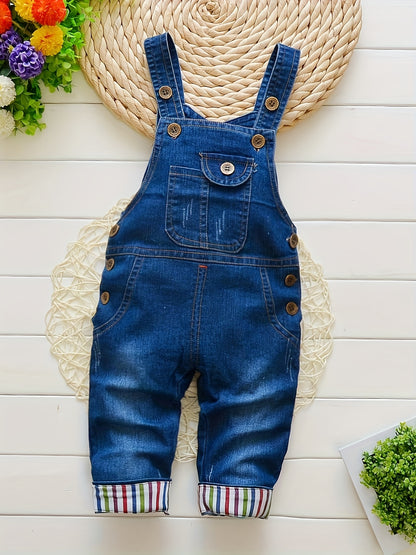 Pantalon salopette en denim enfant