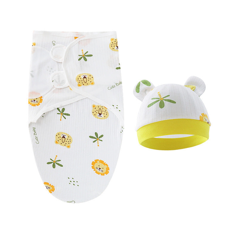 Couverture d'emmaillotage avec bonnet