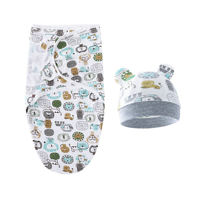 Couverture d'emmaillotage avec bonnet