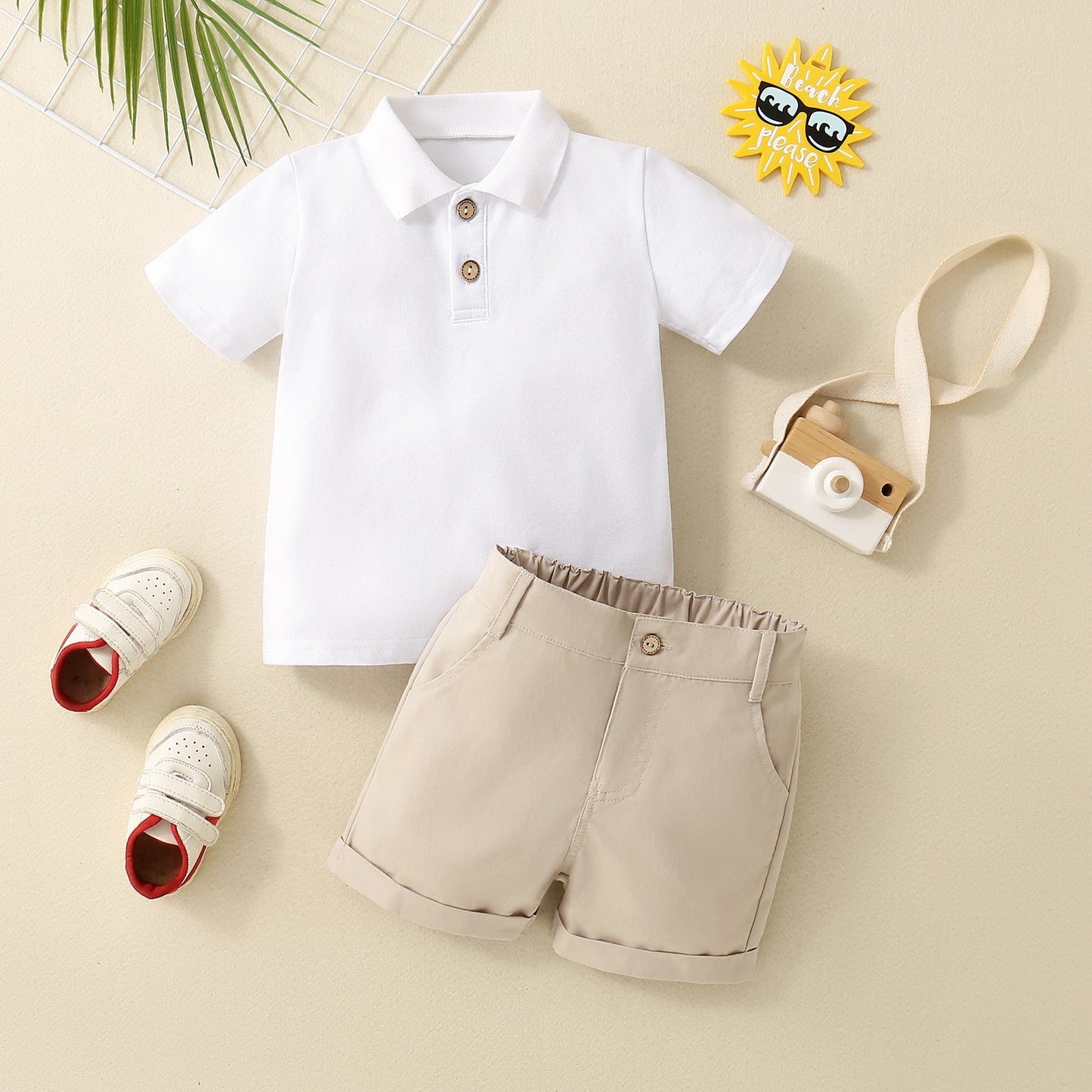 Ensemble polo et short garçon