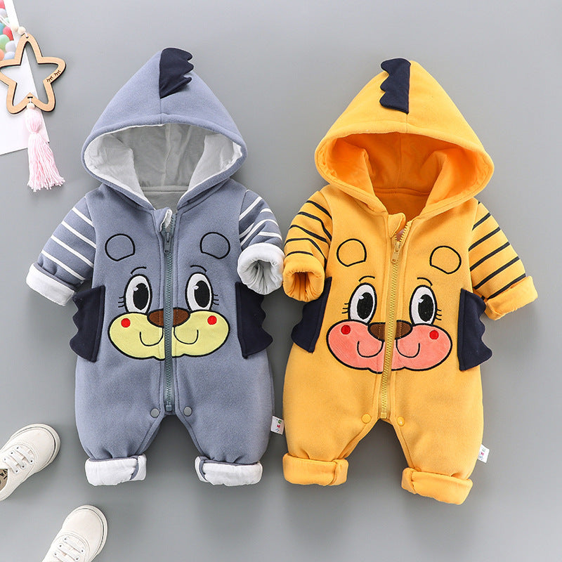 Combinaison chaude pour bébé motif animaux