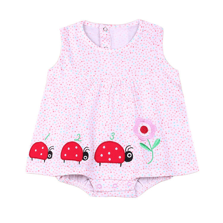 Petite combinaison courte pour bébé fille