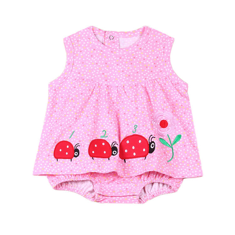 Petite combinaison courte pour bébé fille