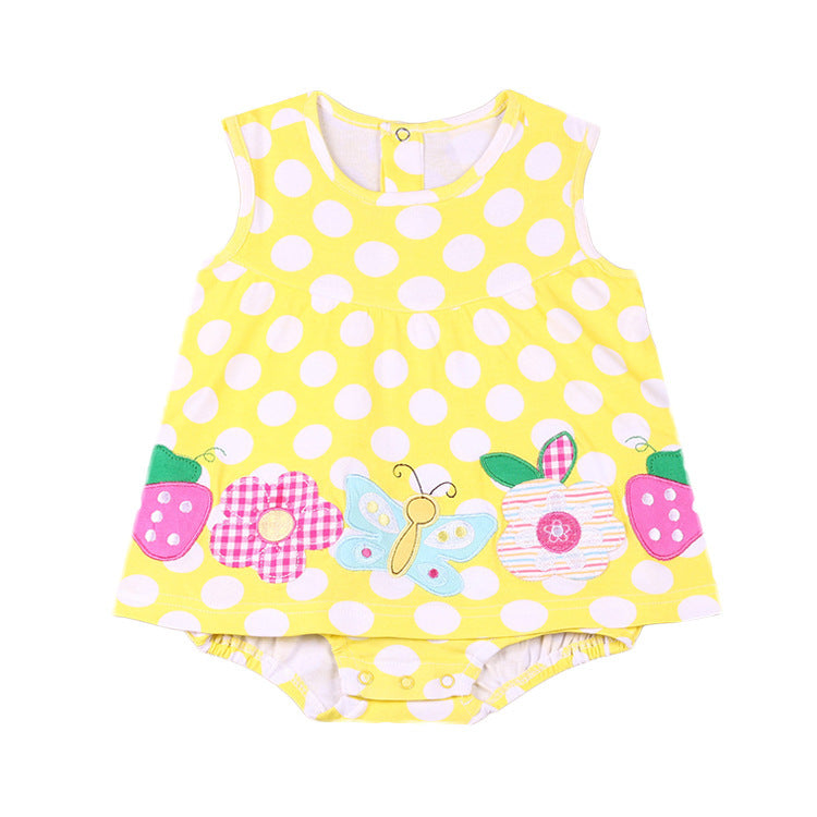 Petite combinaison courte pour bébé fille