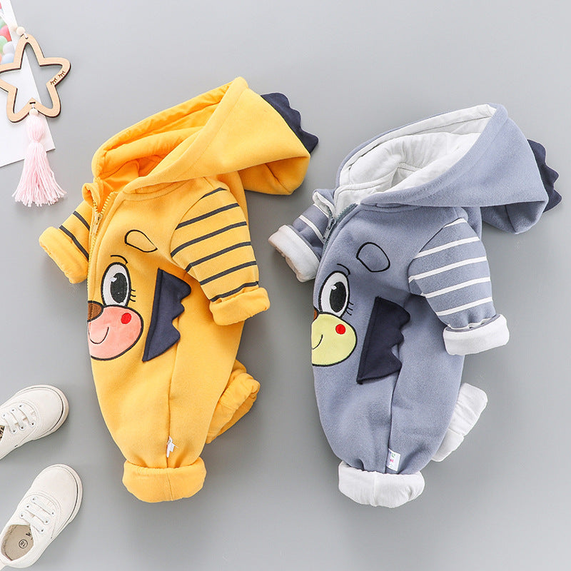 Combinaison chaude pour bébé motif animaux