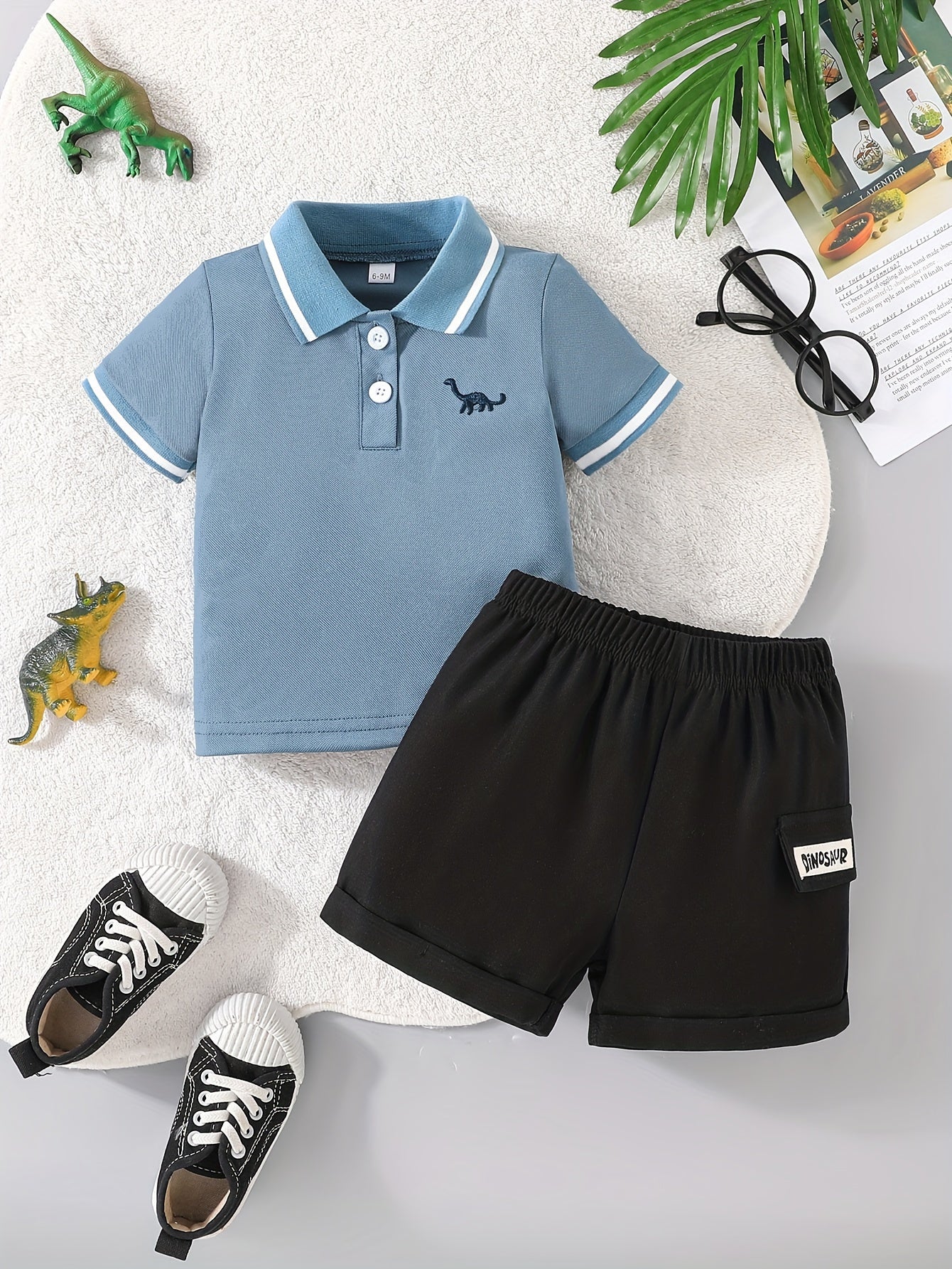 Ensemble t-shirt polo et short pour garçon