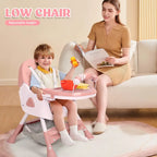 Chaise haute bébé pliable avec arceau